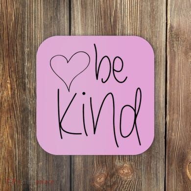 Be Kind Heart Love Blessed Grateful Coaster