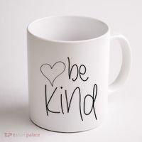 Be Kind Heart Love Blessed Grateful Coffee Mug thumb 1