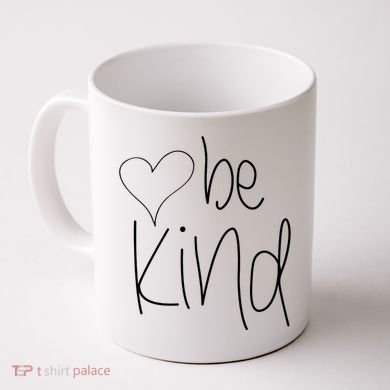 Be Kind Heart Love Blessed Grateful Coffee Mug