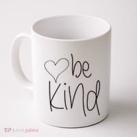 Be Kind Heart Love Blessed Grateful Coffee Mug thumb 0
