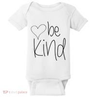 Be Kind Heart Love Blessed Grateful Baby Bodysuit thumb 0