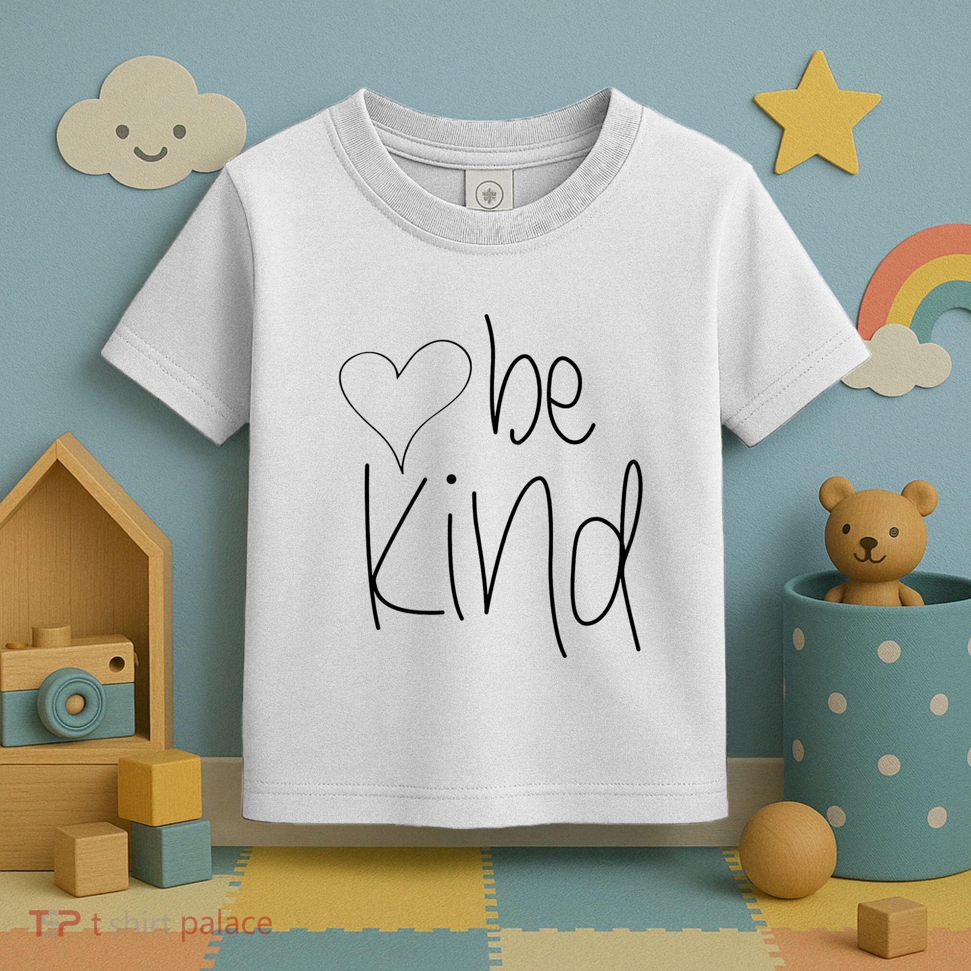 Be Kind Heart Love Blessed Grateful Toddler T-Shirt