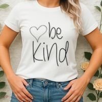Be Kind Heart Love Blessed Grateful Women's T-Shirt thumb 2