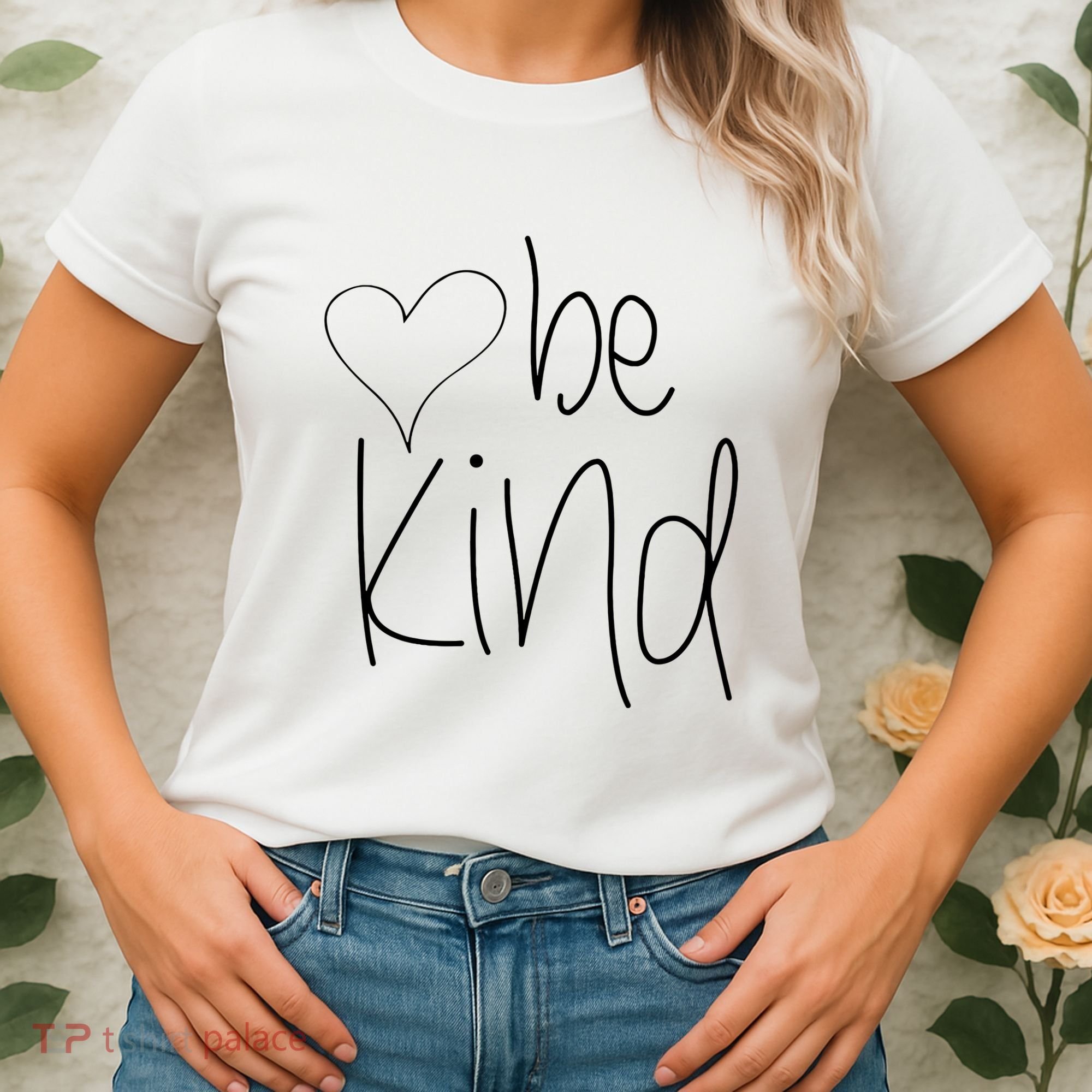 Be Kind Heart Love Blessed Grateful Women's T-Shirt