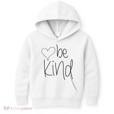 Be Kind Heart Love Blessed Grateful Kids Hoodie