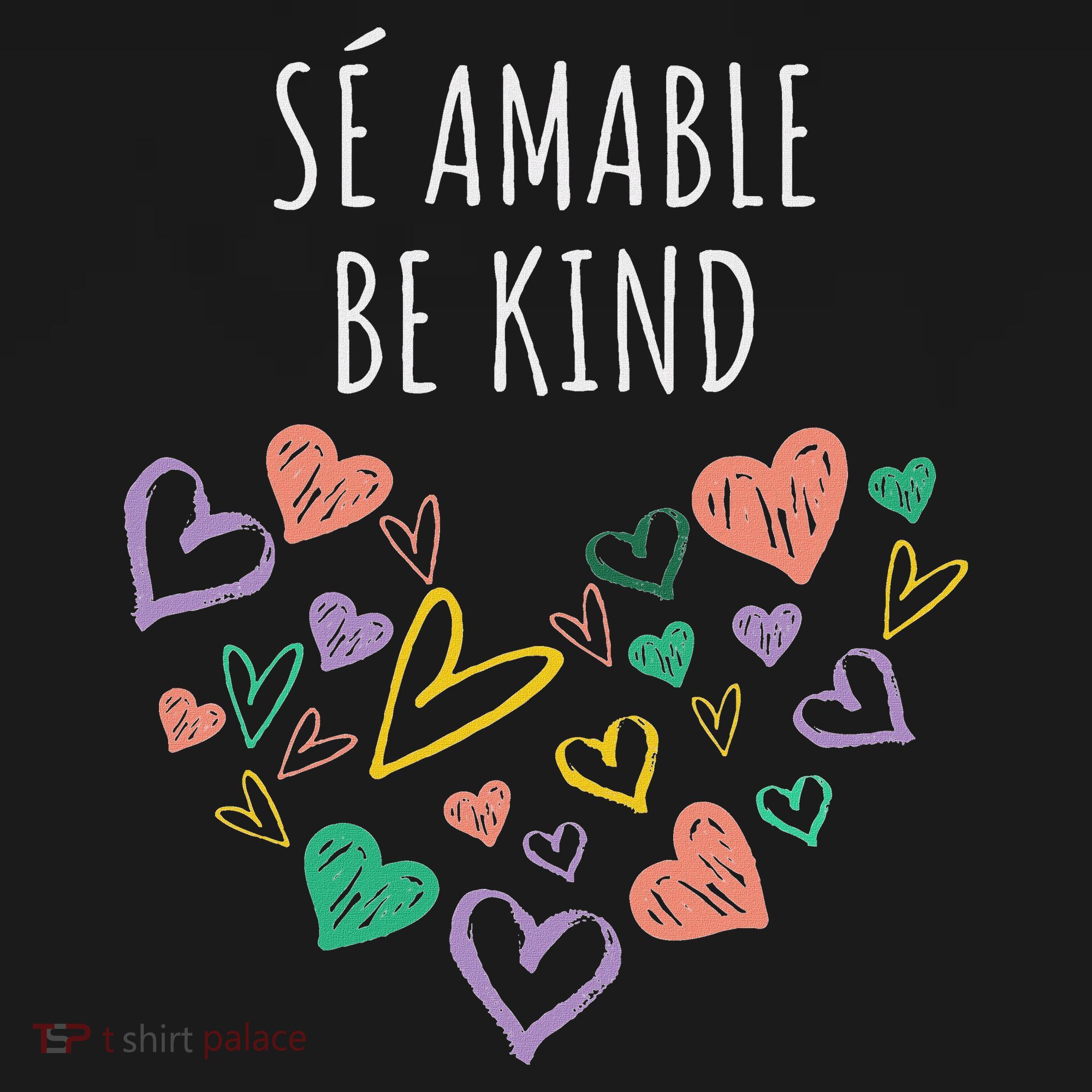 Be Kind In Spanish Se Amable Hearts Women And Girl Inspiring Women's Tank Top