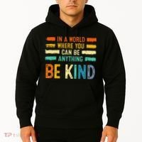 Be Kind Inspirational Vibes Kindness Positive Hoodie thumb 2