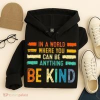 Be Kind Inspirational Vibes Kindness Positive Hoodie thumb 4