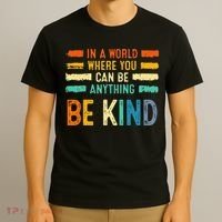 Be Kind Inspirational Vibes Kindness Positive T-Shirt thumb 3