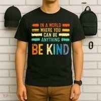 Be Kind Inspirational Vibes Kindness Positive T-Shirt thumb 6