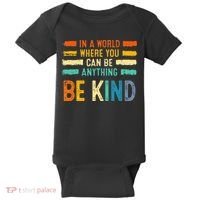 Be Kind Inspirational Vibes Kindness Positive Baby Bodysuit thumb 0