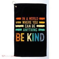 Be Kind Inspirational Vibes Kindness Positive Golf Towel thumb 0