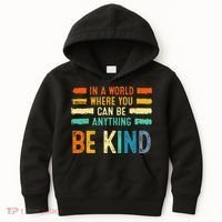 Be Kind Inspirational Vibes Kindness Positive Kids Hoodie thumb 0