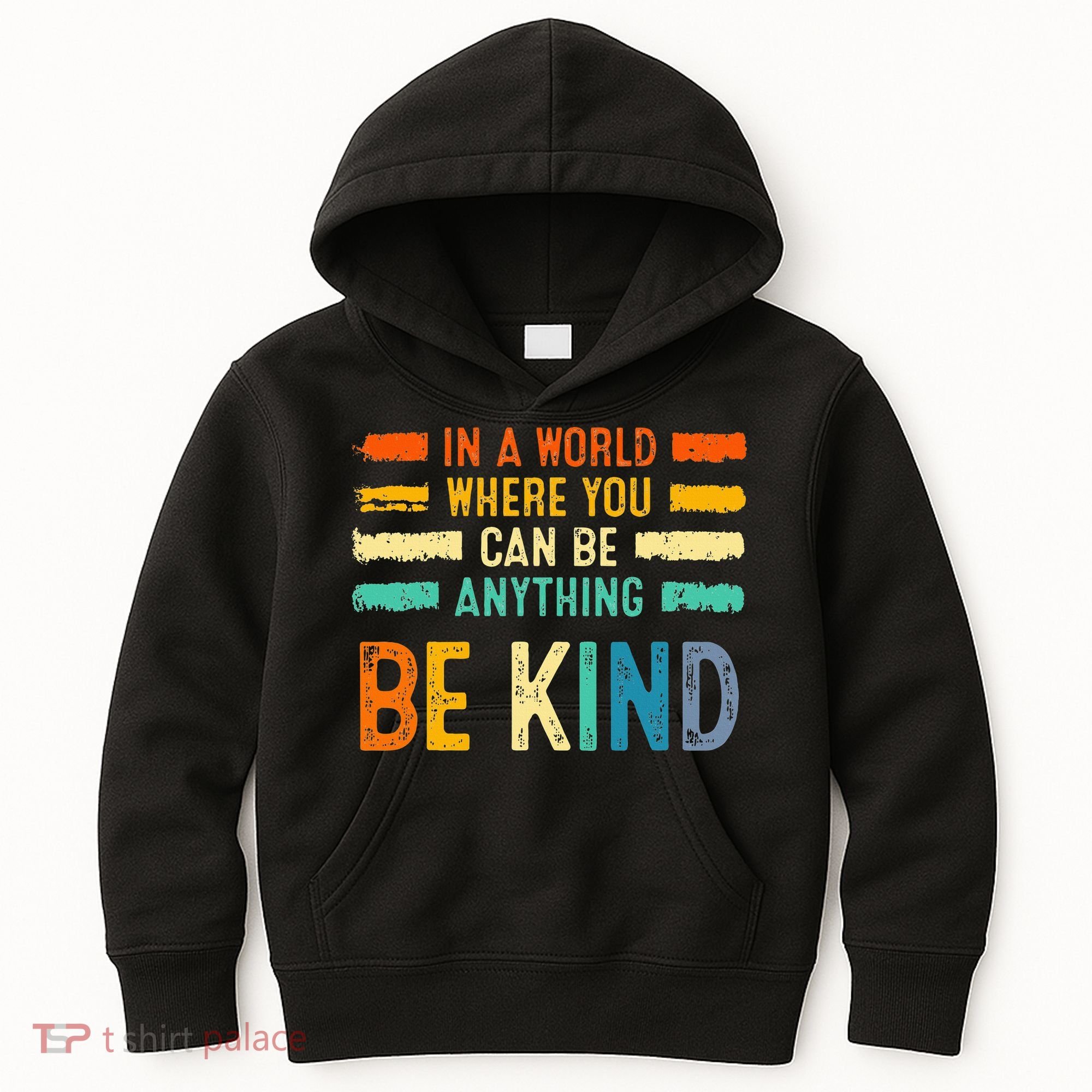 Be Kind Inspirational Vibes Kindness Positive Kids Hoodie