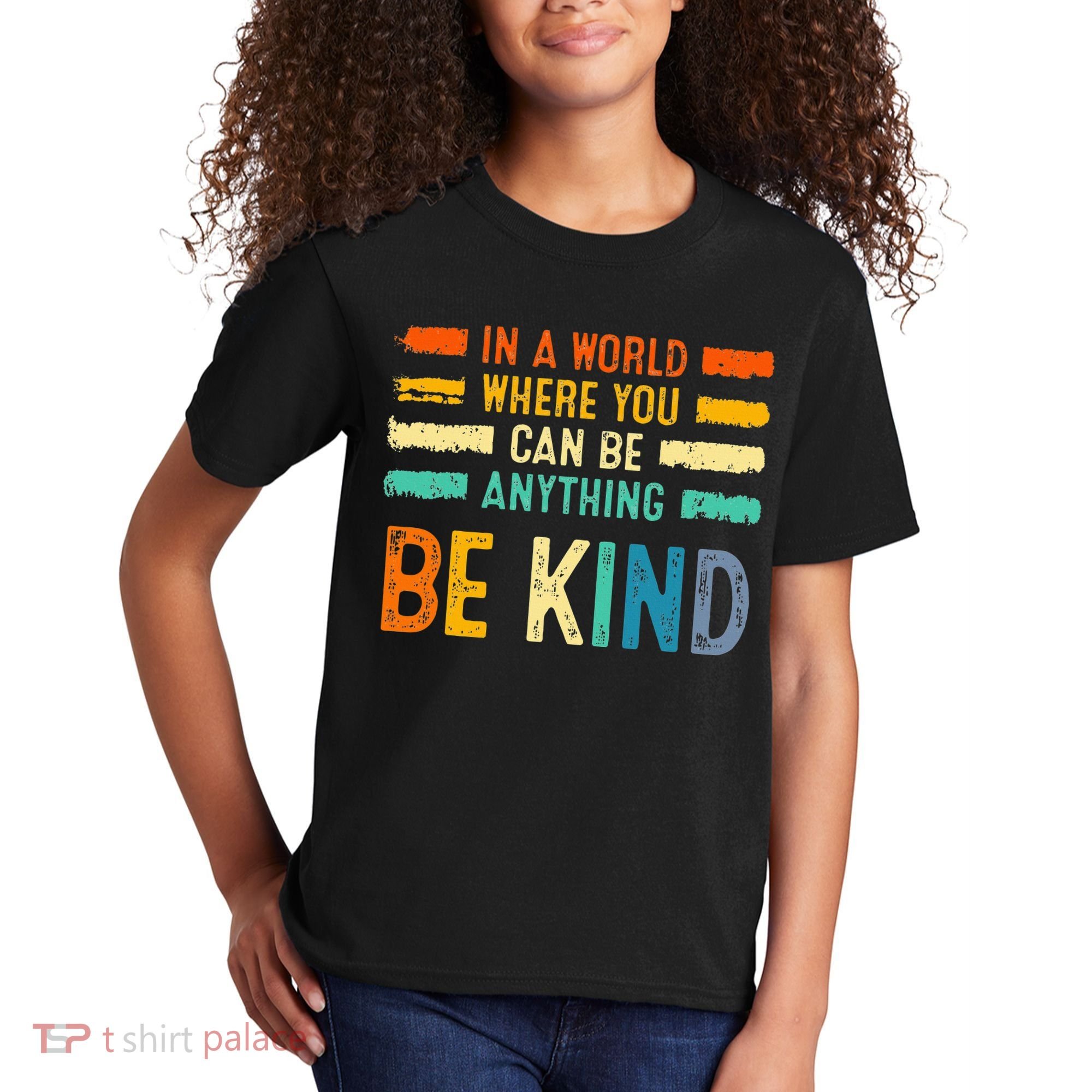 Be Kind Inspirational Vibes Kindness Positive Kids T-Shirt