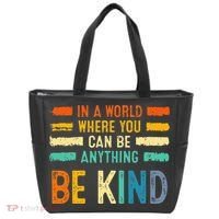 Be Kind Inspirational Vibes Kindness Positive Tote Bag thumb 0