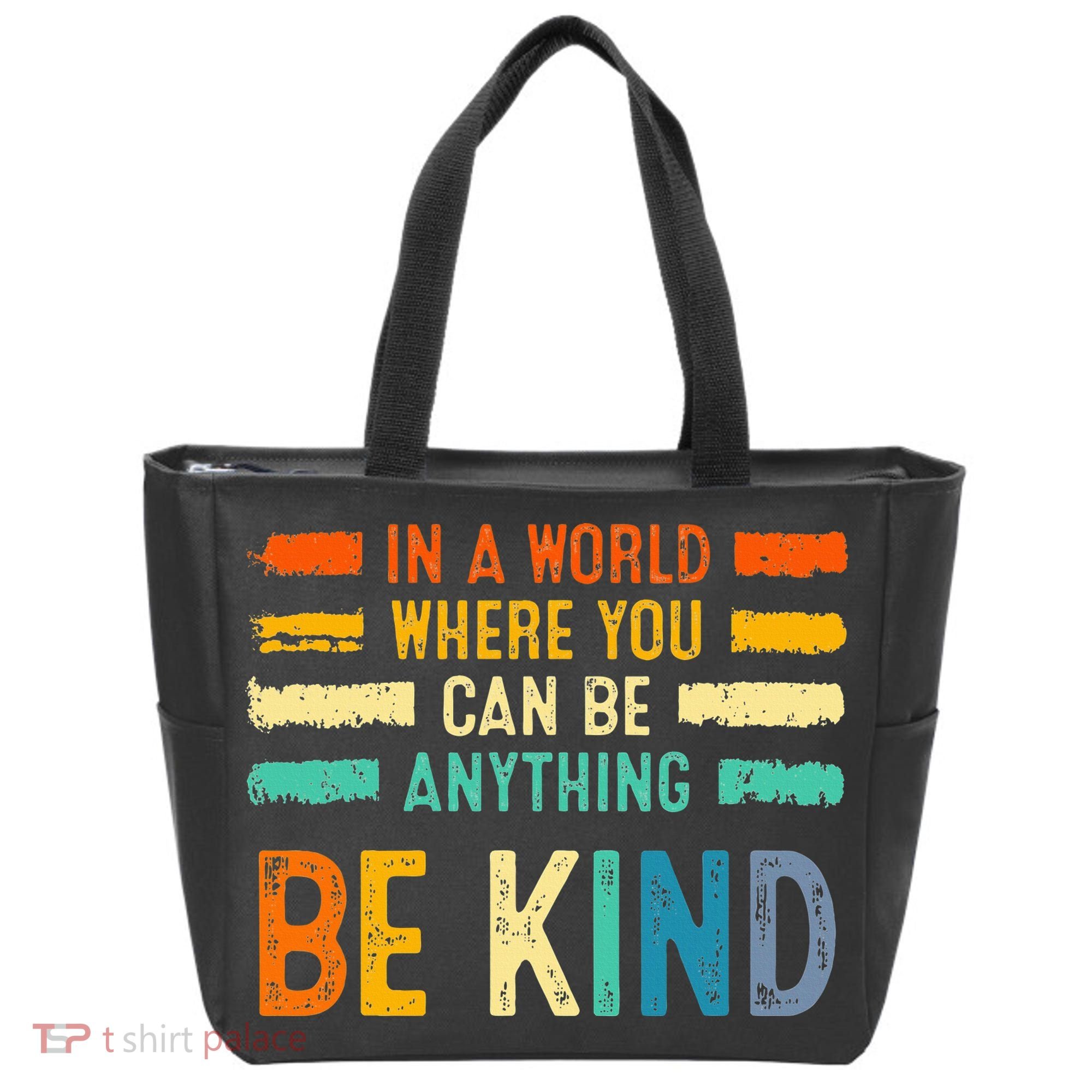 Be Kind Inspirational Vibes Kindness Positive Tote Bag