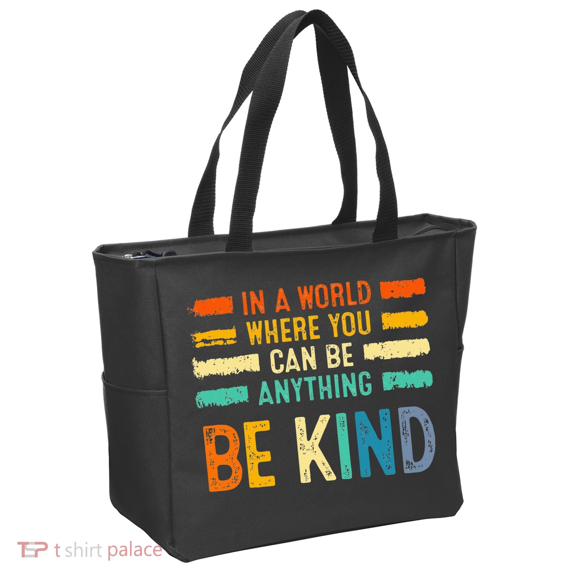 Be Kind Inspirational Vibes Kindness Positive Tote Bag