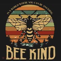 Bee Kind Kindness Inspirational Positive Button thumb 1