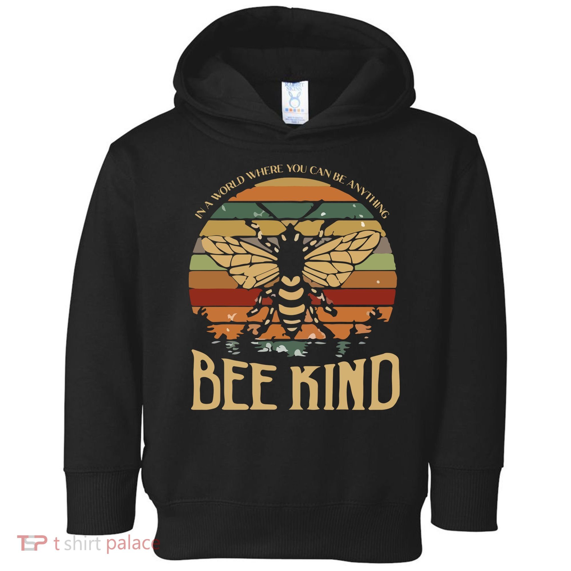 Bee Kind Kindness Inspirational Positive Toddler Hoodie