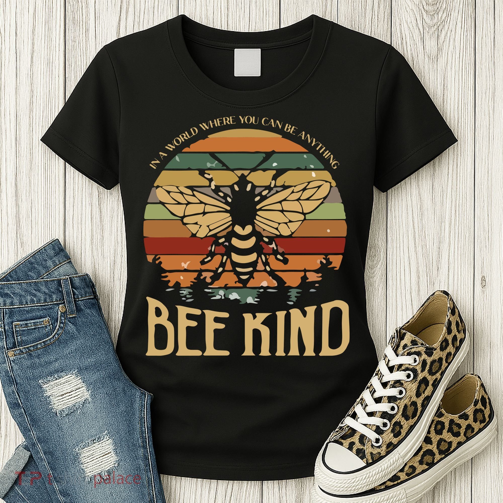 Bee Kind Kindness Inspirational Positive Women's T-Shirt