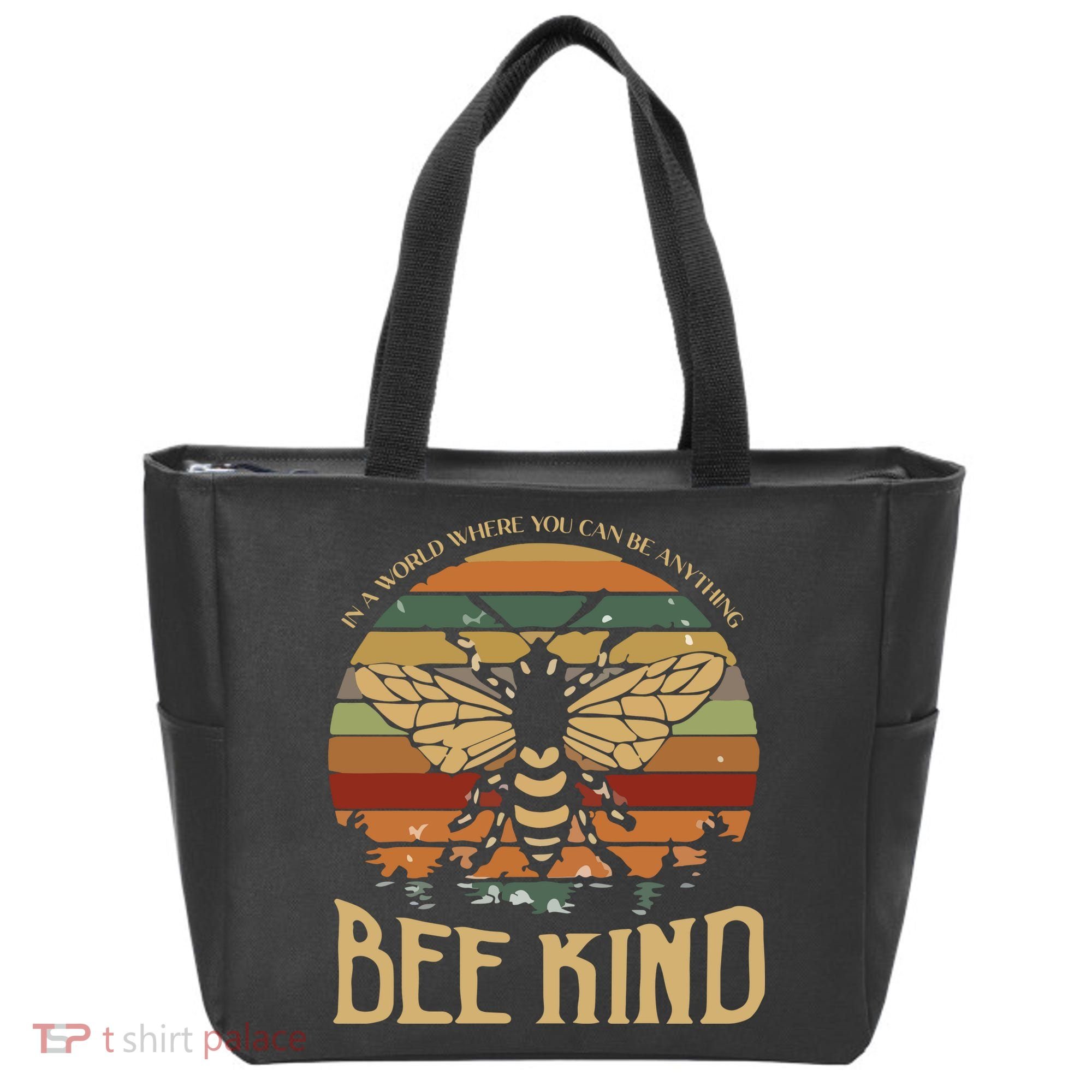 Bee Kind Kindness Inspirational Positive Tote Bag