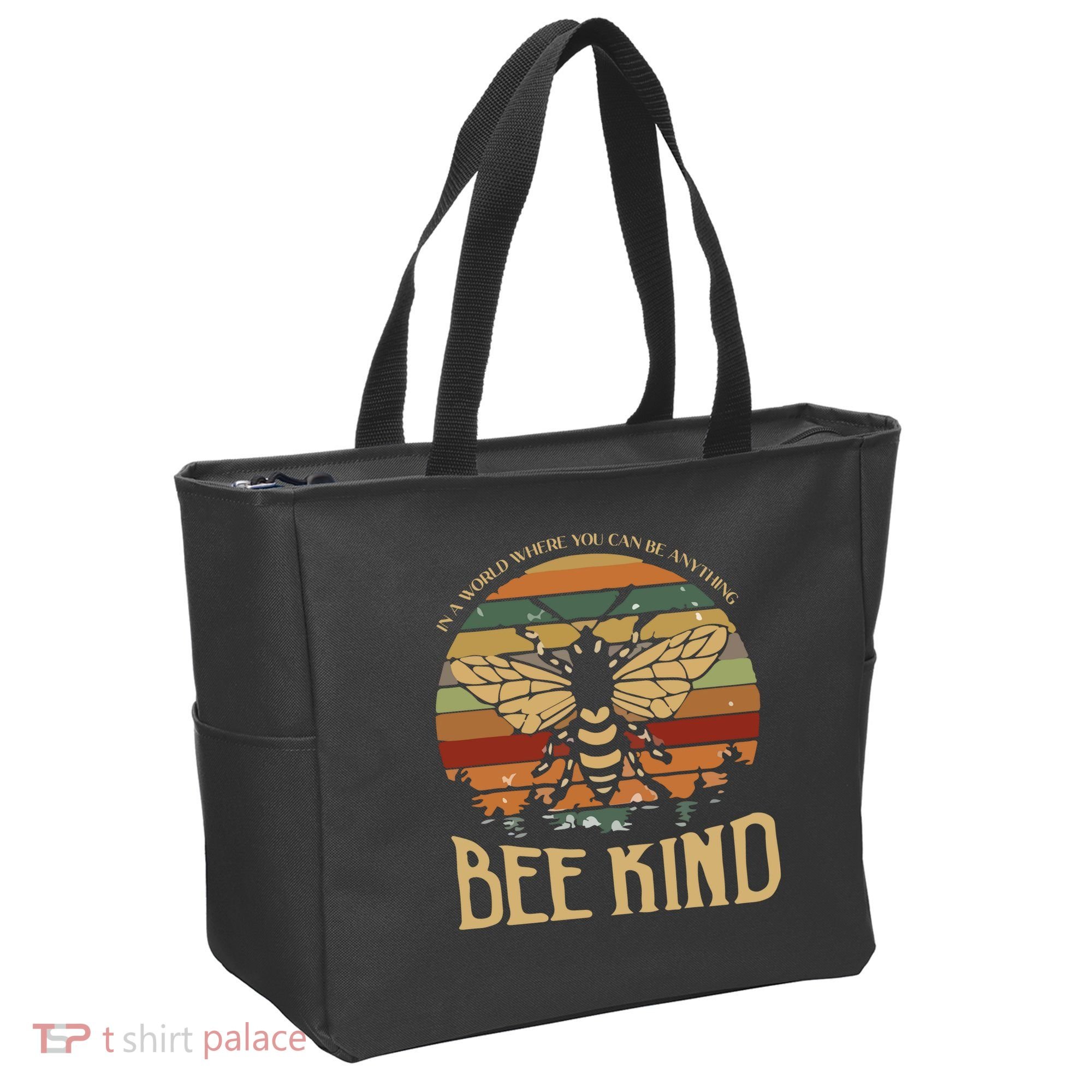 Bee Kind Kindness Inspirational Positive Tote Bag