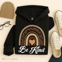 Be Kind, Kindness Matters Leopard Rainbow Cute Fall Autumn Hoodie thumb 4
