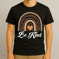 Be Kind, Kindness Matters Leopard Rainbow Cute Fall Autumn T-Shirt thumb 3