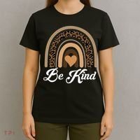 Be Kind, Kindness Matters Leopard Rainbow Cute Fall Autumn T-Shirt thumb 4