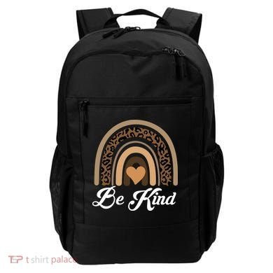 Be Kind, Kindness Matters Leopard Rainbow Cute Fall Autumn Backpack