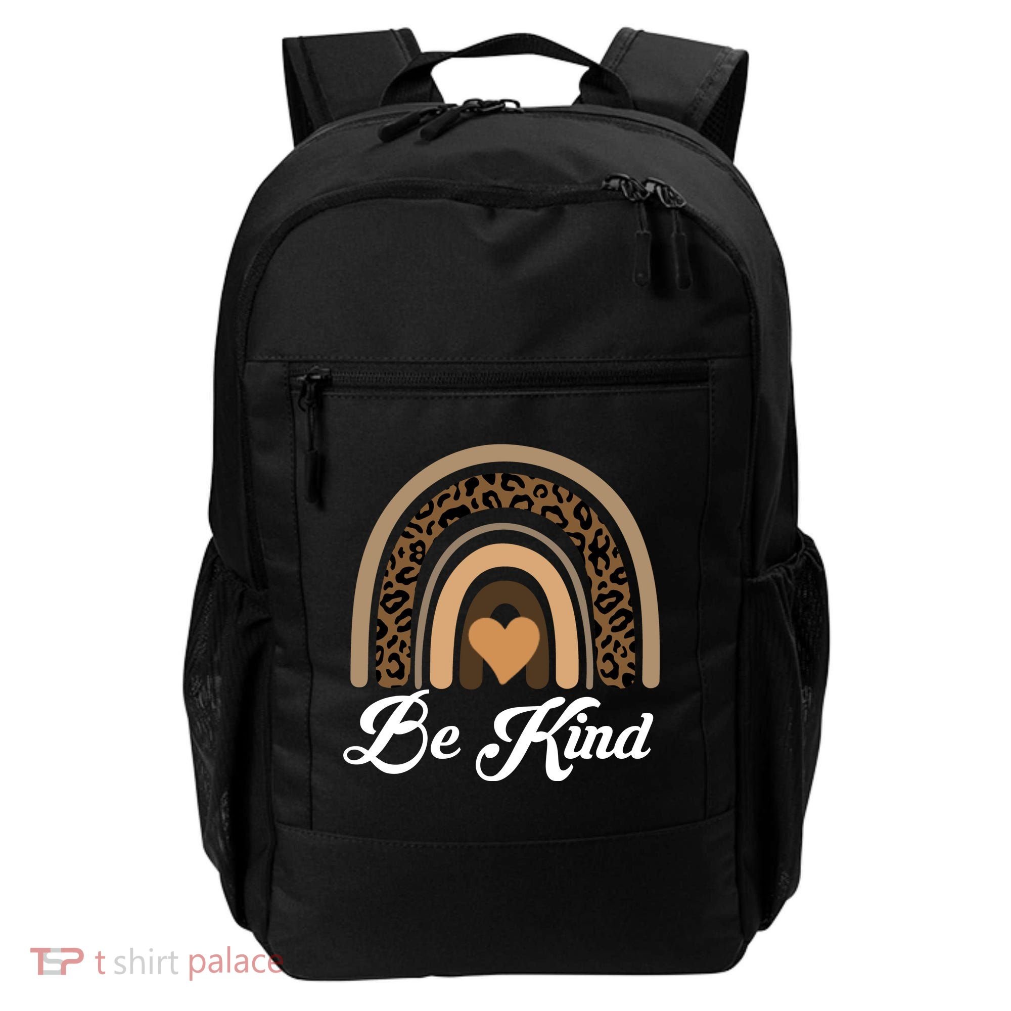 Be Kind, Kindness Matters Leopard Rainbow Cute Fall Autumn Backpack