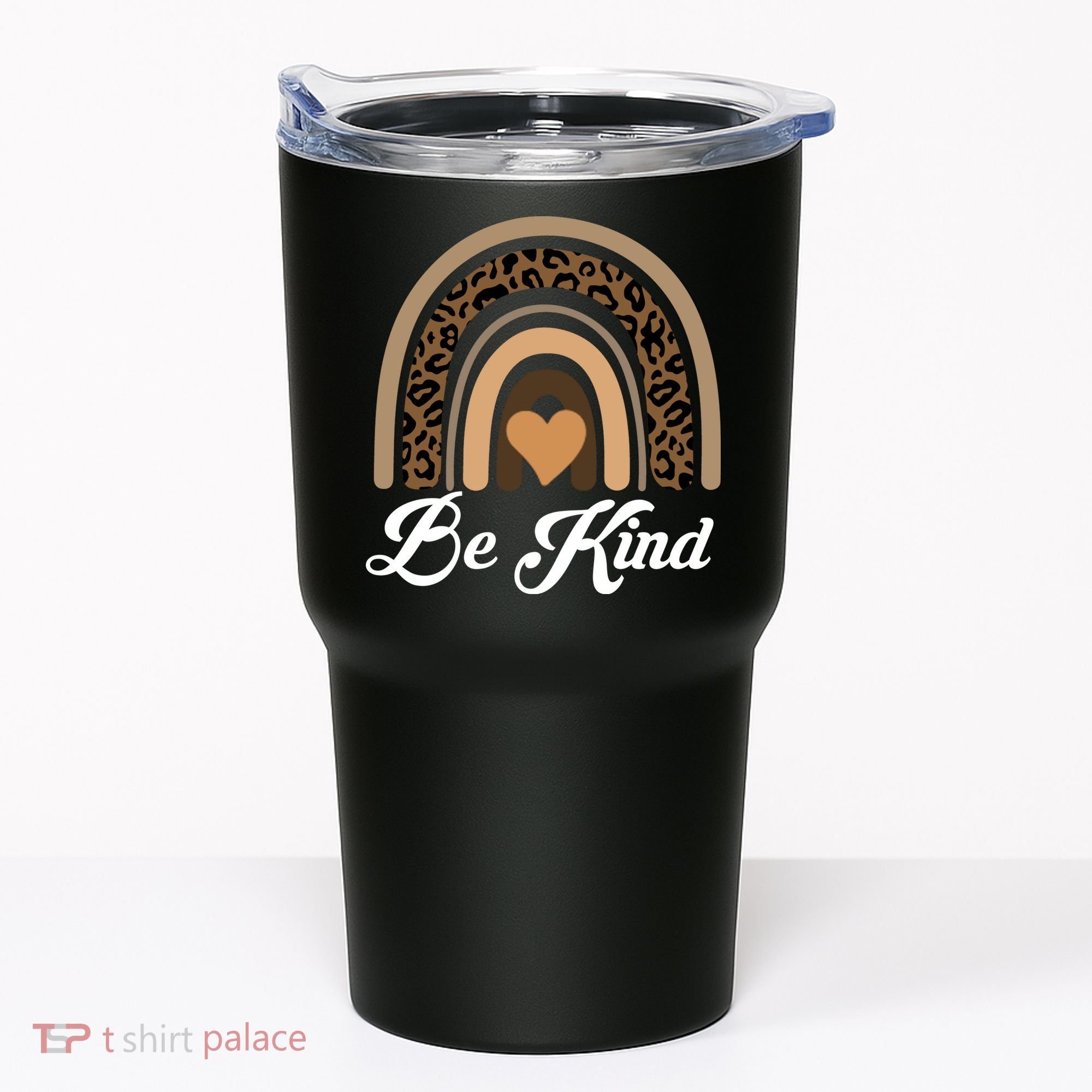 Be Kind, Kindness Matters Leopard Rainbow Cute Fall Autumn Tumbler