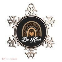 Be Kind, Kindness Matters Leopard Rainbow Cute Fall Autumn Ornament thumb 0