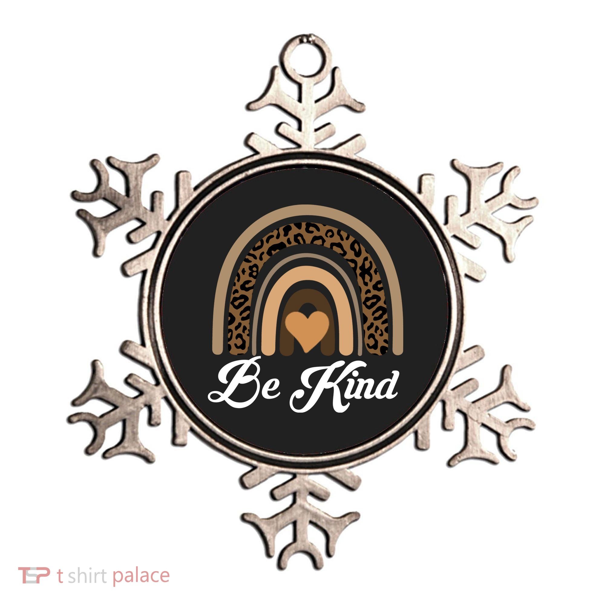 Be Kind, Kindness Matters Leopard Rainbow Cute Fall Autumn Ornament