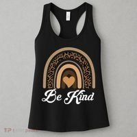 Be Kind, Kindness Matters Leopard Rainbow Cute Fall Autumn Women's Tank Top thumb 3