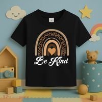 Be Kind, Kindness Matters Leopard Rainbow Cute Fall Autumn Toddler T-Shirt thumb 3