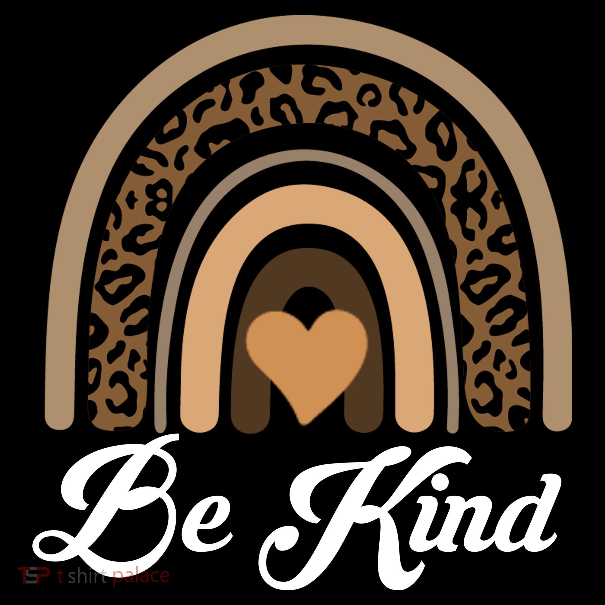 Be Kind, Kindness Matters Leopard Rainbow Cute Fall Autumn Women's T-Shirt