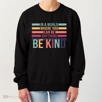Be Kind Kindness Teacher Cute Inspirational Bless Women's Sweatshirt thumb 0