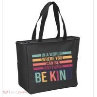 Be Kind Kindness Teacher Cute Inspirational Bless Tote Bag thumb 2