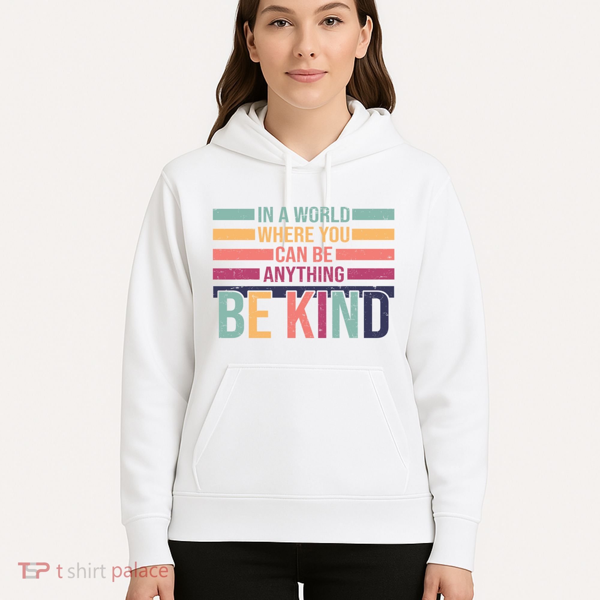 Be Kind Kindness Teacher Cute Inspirational Bless Hoodie