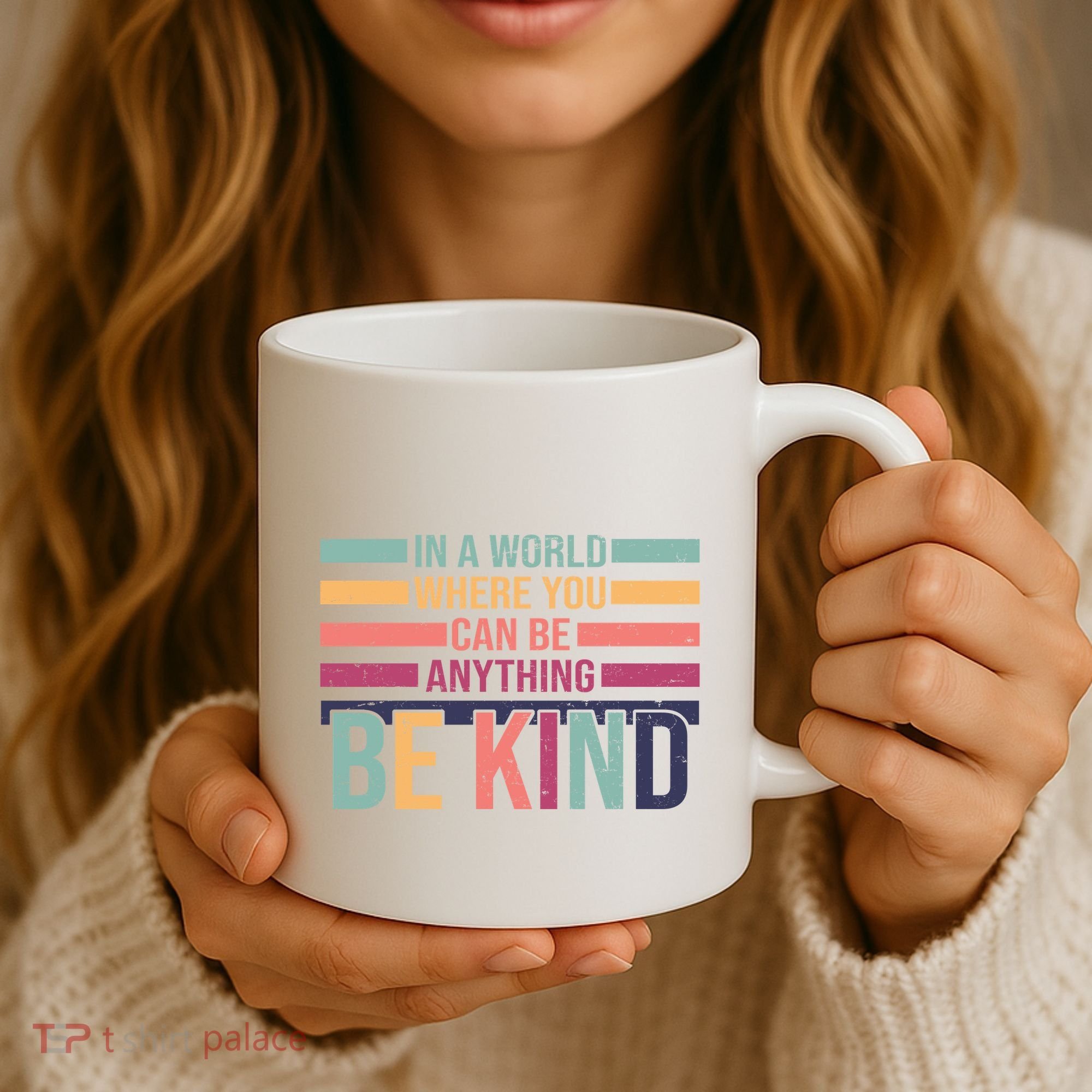 Be Kind Kindness Teacher Cute Inspirational Bless Coffee Mug
