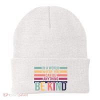 Be Kind Kindness Teacher Cute Inspirational Bless Beanie thumb 0