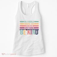 Be Kind Kindness Teacher Cute Inspirational Bless Women's Tank Top thumb 0