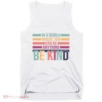 Be Kind Kindness Teacher Cute Inspirational Bless Tank Top thumb 0