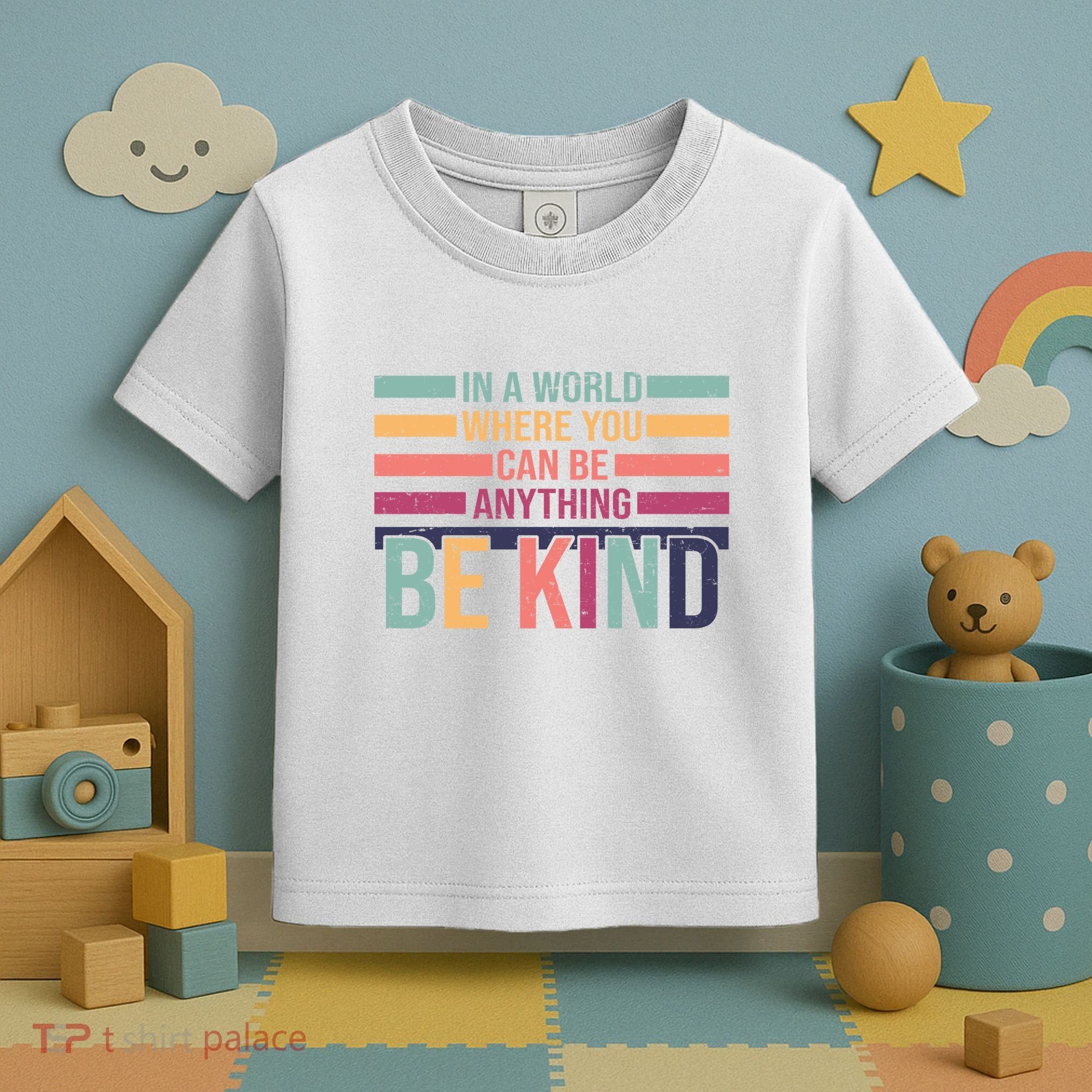 Be Kind Kindness Teacher Cute Inspirational Bless Toddler T-Shirt