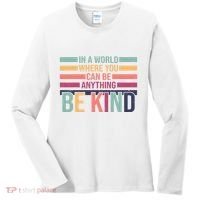 Be Kind Kindness Teacher Cute Inspirational Bless Women's Long Sleeve Shirt thumb 0