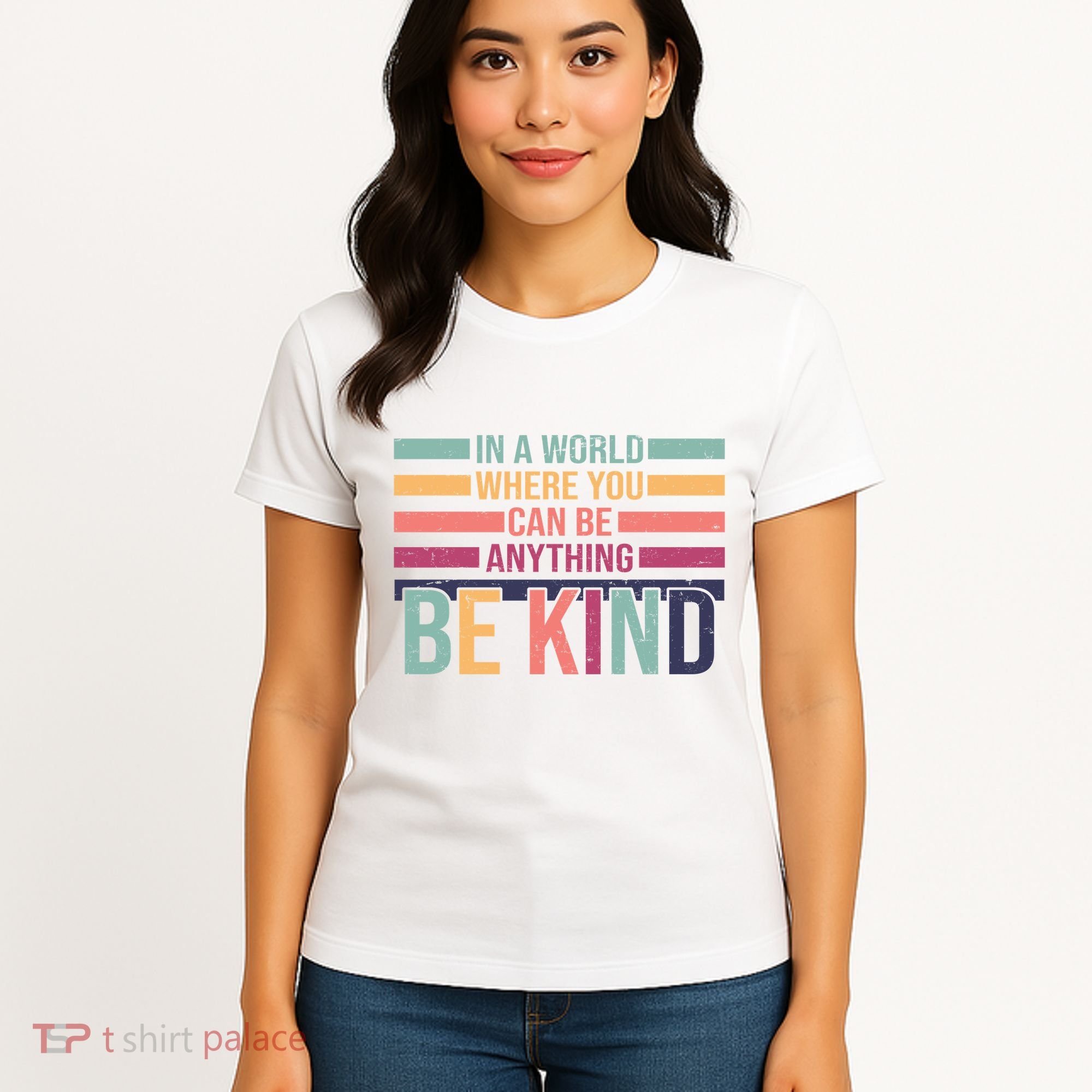 Be Kind Kindness Teacher Cute Inspirational Bless Women's T-Shirt