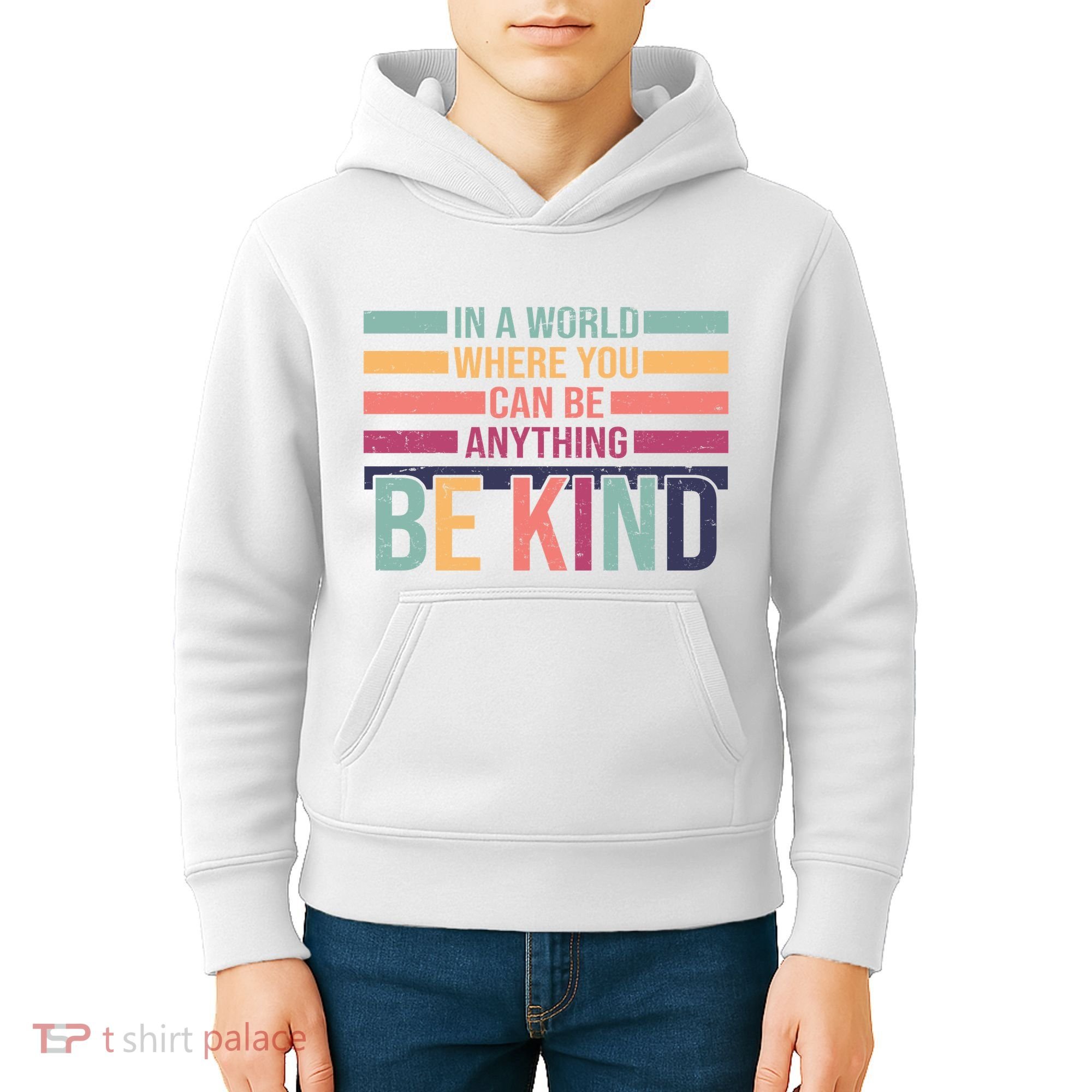 Be Kind Kindness Teacher Cute Inspirational Bless Kids Hoodie