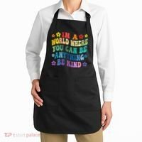 Be Kind Love Kindness Autism Mental Health Awareness Apron thumb 2